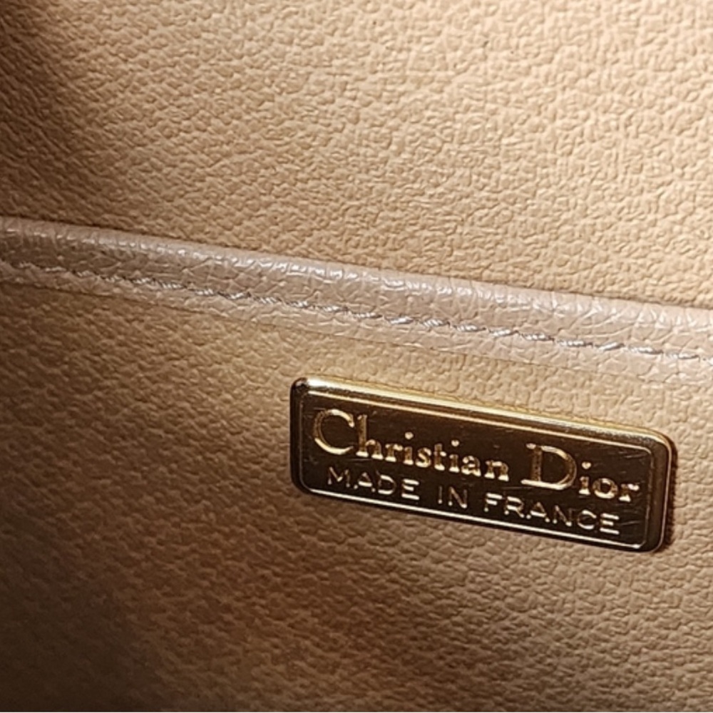 RARE Authentic Christian Dior Trotter Monogram Saddle/Cross Body Bag Blk Leather - Picture 5 of 13